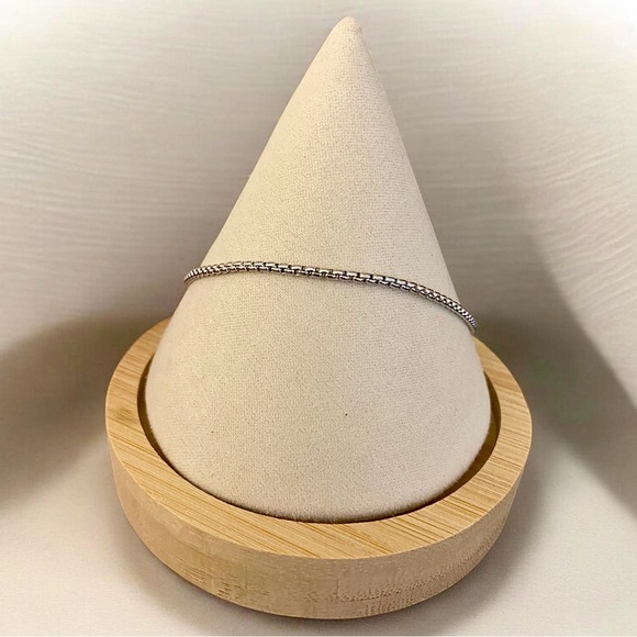 Other - Stainless Steel box chain 8 inch 2mm width bracelet - Silver